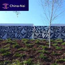 Fence with panels gardenfor public spacesfor sports fields