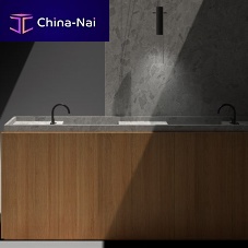 Built-in washbasin A.71porcelaindouble1-hole