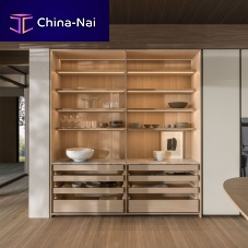 Contemporary china cabinet OPEN OPERATIVEwoodenmelamine