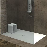 Rectangular shower base Evolutionrecessedcompositecustom