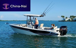 Outboard center console boat sport-fishing8-person max.
