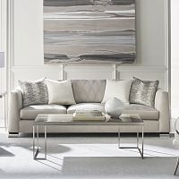 Contemporary sofa BEST FOOT FORWARDfabricgraybeige