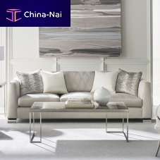 Contemporary sofa BEST FOOT FORWARDfabricgraybeige