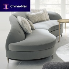 Modular sofa THREES COMPANYsemicirculartraditionalvelvet