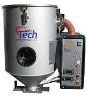 Compressed air dehumidifier for hygroscopic material