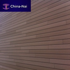 Wooden ventilated facade