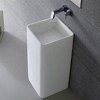 Free-standing washbasin PG44081stone resinsquarecontemporary