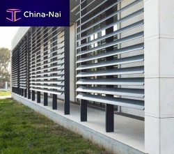 Aluminum solar shading SMARTIA M5600for facadeverticalhorizontal