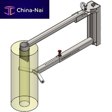 Mechanical gripper for reel handling