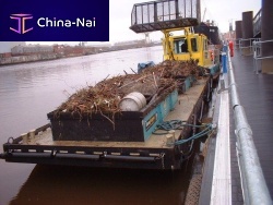 Waste recovery barge TWIN SKIPPER BARGE