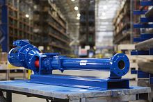 Progressive cavity pump waterfor food productswith electric motor