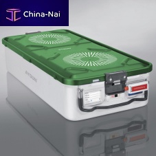 Instrument sterilization container Standard with filteraluminumanodized aluminum