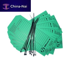 Printed tag SP170 cardrectangulargreen