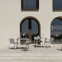 Contemporary chair YUAindoorpowder-coated steelgalvanised steel