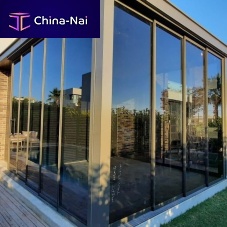 Sliding patio door LUXURYaluminumdouble-glazed3 leaves