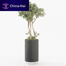 Eucalyptus flower pot GOLDfree-standingroundhome