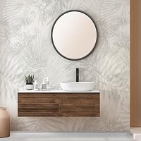 Interior wall-covering AQUARELLE HFSvinylprintedfabric look