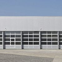 Sectional industrial door metalautomaticsecurity