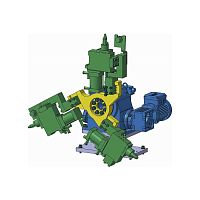 Tool changer with rotary magazine