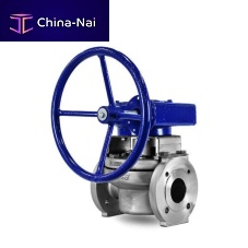 Plug valve with handwheelflangestainless steel