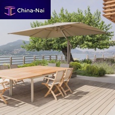 Side post parasol ONEfabricmetalcommercial