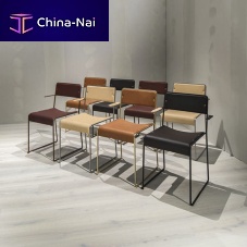 Contemporary chair SINDREindoorfabricleather