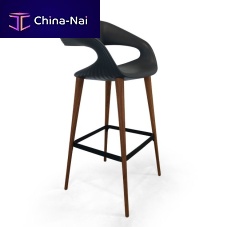 Contemporary bar chair SHAPEindoorpolyurethaneash base