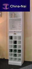 Contemporary shelf VINOwoodenbottle
