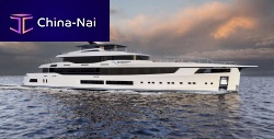 Cruising mega-yacht 59Mraised pilothousesteel