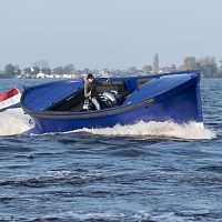 Outboard center console boat S-850skialuminumwith cabin