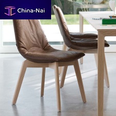 Contemporary dining chair LUIindoorfabricleather