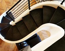 Helical staircase U-CMSconcrete stepreinforced concretecontemporary