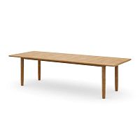Contemporary dining table TIBBO teakteak baserectangular