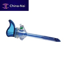 Laparoscopic trocar GeniPalm single usewith sleevewith insufflation tap