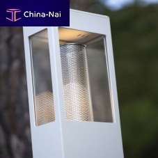 Urban lamp post Tetracontemporaryaluminumstainless steel