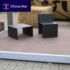 Contemporary chair LINEAoutdoorgalvanised steelsheet steel