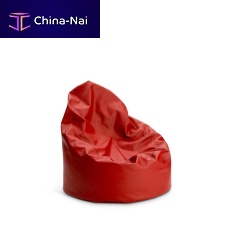 Contemporary pouf CATCHBAGfabricroundwith washable removable cover