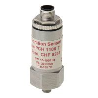 Electronic vibration sensor PCH 1106 T for machine monitoringrotary machinecompact