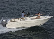 Outboard center console boat CAP 21 ski7-person max.sundeck