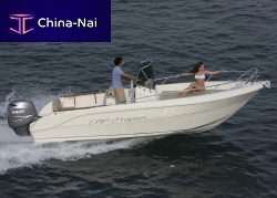 Outboard center console boat CAP 21 ski7-person max.sundeck