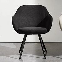 Contemporary chair Cadira cone shaped indoorfabricleather