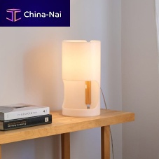 Table lamp CILINDREmetalwoodash