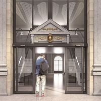 Entry door RUGGED SL500aluminumslidingglazed