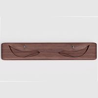 Countertop washbasin ANDORAwoodendoublerectangular