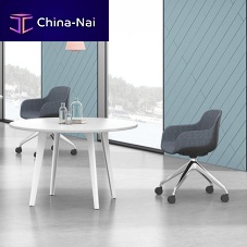 Contemporary bistro table COBOlaminatemetal baseround