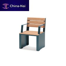 Contemporary chair Indre Byoutdoorlarchpowder-coated steel