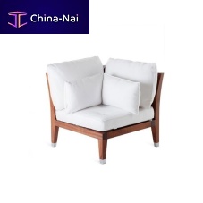 Corner armchair C'est la viecontemporaryfabricwooden