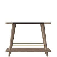 Contemporary bench CONVENIENCEoaksteelleather