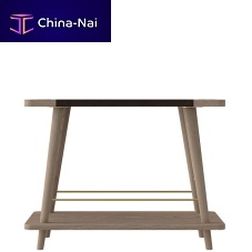 Contemporary bench CONVENIENCEoaksteelleather