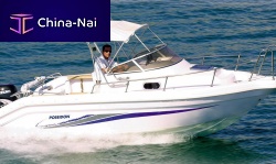 Outboard day cruiser R590open8-person max.with cabin